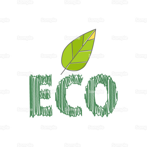葉っぱ Eco グリーン のイラスト 090 0044 クリエーターズスクウェア