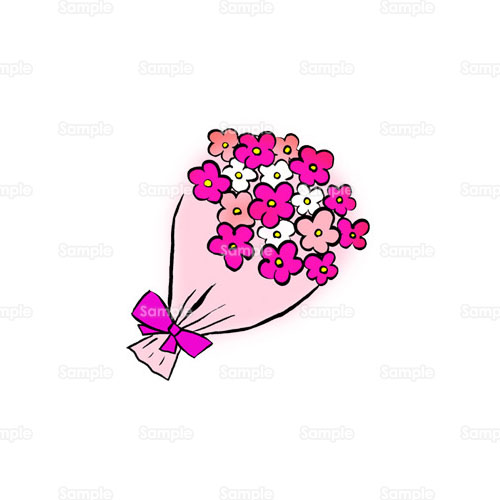 花束 ブーケ プレゼント 贈り物 のイラスト 094 0393 クリエーターズスクウェア