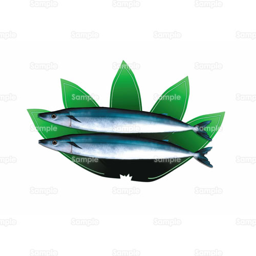 魚 さんま 秋刀魚 のイラスト 105 0075 クリエーターズスクウェア