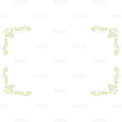 アールヌーボー 花 フラワー 蔓 つる デフォルメ のイラスト 105 0353 クリエーターズスクウェア