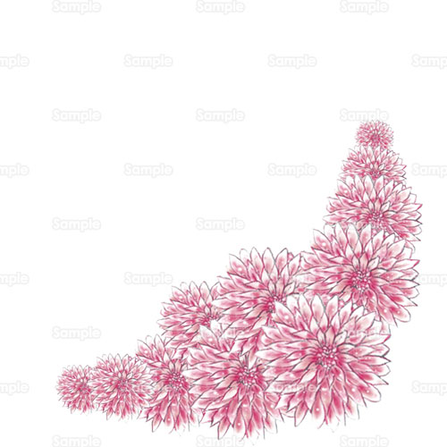 ダリア 花 ダウンロード 花のイラスト素材集 花 はな スクウェア 110 0006