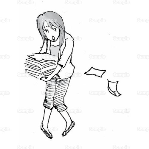 Ol 人物 書類 のイラスト 111 0010 クリエーターズスクウェア Ol 人物 書類 のイラスト 111 0010 クリエーターズスクウェア