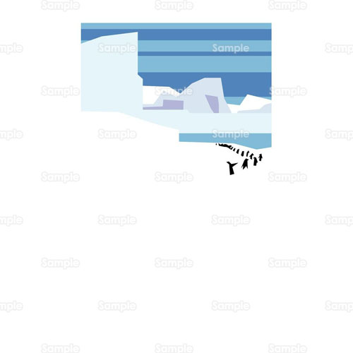 ペンギン 南極 氷 鳥 のイラスト 112 0001 クリエーターズスクウェア