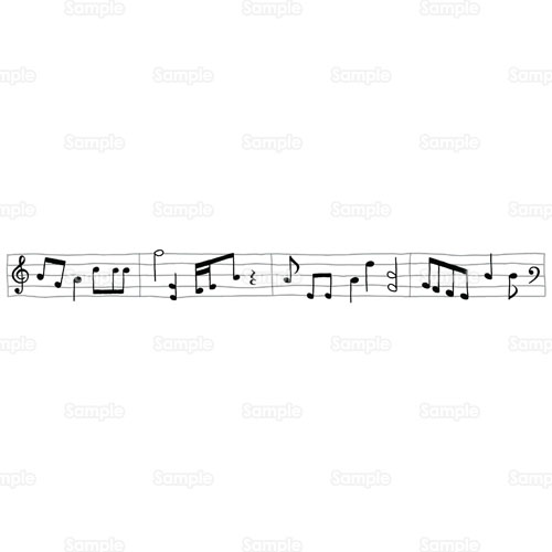 音楽 五線譜 音符 ミュージック サウンド のイラスト 144 0106 クリエーターズスクウェア