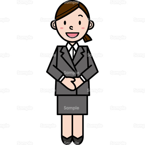 会社員 新入社員 営業 挨拶 スーツ 就活 就職活動 女性 ビジネスマン