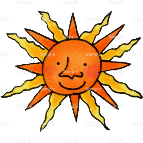 太陽 おひさま 天気 晴れ のイラスト 151 0034 クリエーターズスクウェア