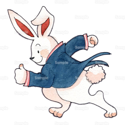 ウサギ 兎 走る のイラスト 151 0039 クリエーターズスクウェア