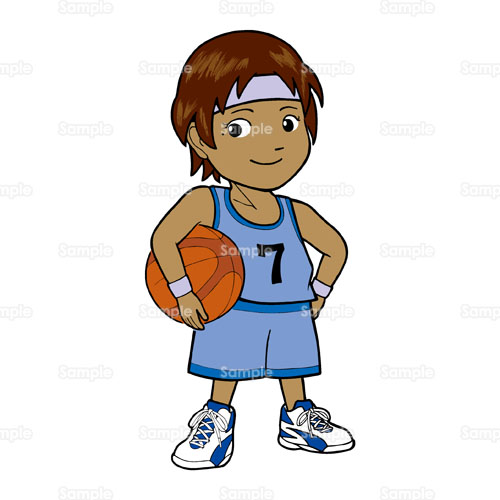 男の子 子供 バスケットボール バスケ ユニフォーム 鉢巻 はちまき のイラスト 178 0129 クリエーターズスクウェア