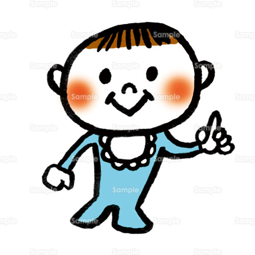 赤ちゃん 赤ん坊 ベビー 幼児 のイラスト 198 0034 クリエーターズスクウェア
