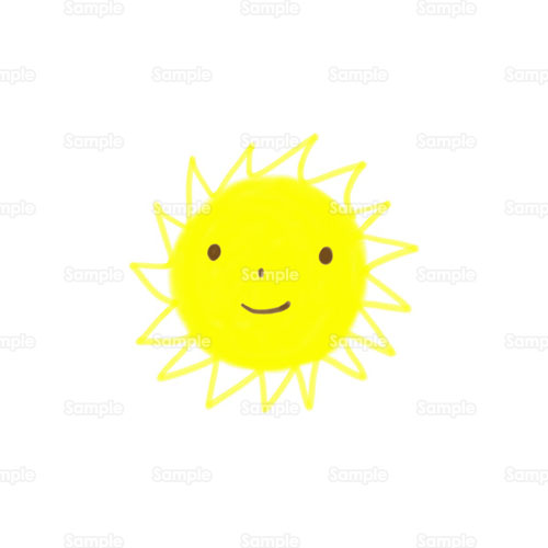 太陽 おひさま 天気 晴れ のイラスト 216 0006 クリエーターズスクウェア