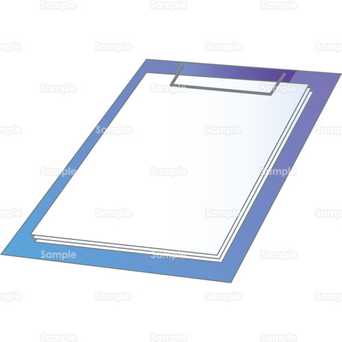 バインダー クリップボード 書類 ファイル 事務用品 のイラスト 237 0005 クリエーターズスクウェア