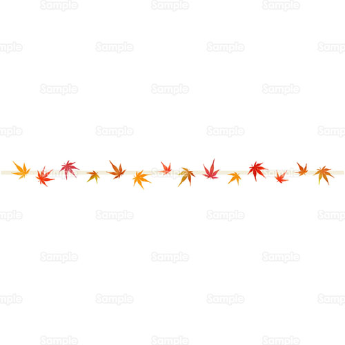 紅葉 もみじ 落ち葉 葉っぱ ライン のイラスト 241 0062 クリエーターズスクウェア