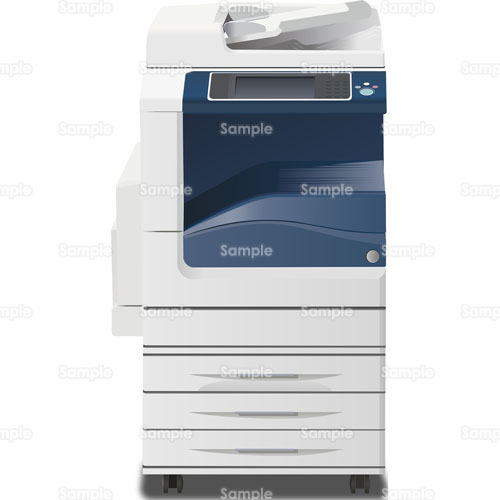 コピー機 コピー プリンタ プリンター Fax 印刷 のイラスト 999 0430 クリエーターズスクウェア