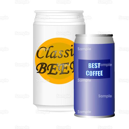 缶 空き缶 ビール 缶コーヒー 分別 ゴミ のイラスト Busi12 009 クリエーターズスクウェア