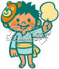 浴衣の男の子 イラスト