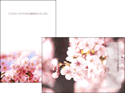 桜のイラスト テンプレート集 花歳時記